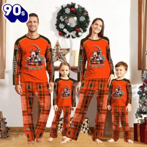 Cleveland Browns Pajamas Personalized Your Name NFL And Mickey Mouse Pajamas  Gift Christmas