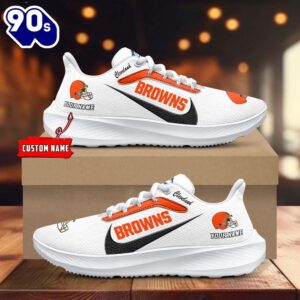 Cleveland Browns Running Shoes Custom Your Name