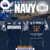 Cleveland Browns x America’s Navy 250th Anniversary 1775 – 2025 Navy 3D T-Shirt