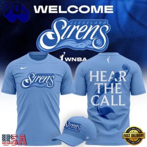 Cleveland Sirens 2028 WNBA Hear The Call T Shirt