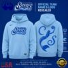 Cleveland Sirens 2028 WNBA Primary Logo Erie Blue Hoodie