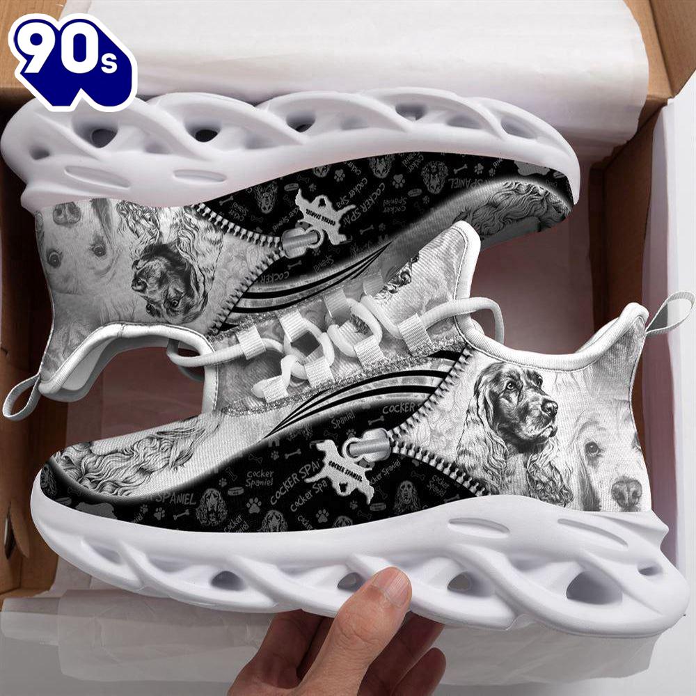 Cocker Spaniel Sketch Max Soul Shoes For Men Women Dog Shoes Running For Lover Dogs Cocker Spaniel Sketch Max Soul Shoes For Men Women Dog Shoes Running For Lover Dogs