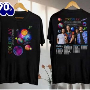 Coldplay Music Of The Spheres Tour 2025 Shirt Coldplay Band Concert Shirt For Fans
