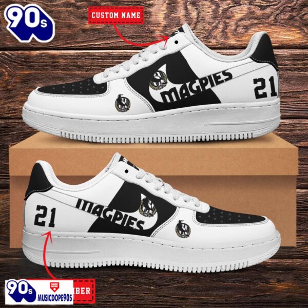 Collingwood Magpies AFL Personalized Air Force 1 Shoes