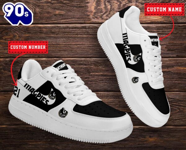 Collingwood Magpies AFL Personalized Air Force 1 Shoes