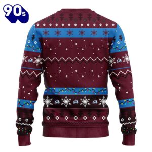 Colorado Avalanche Hohoho Mickey Christmas Ugly Sweater