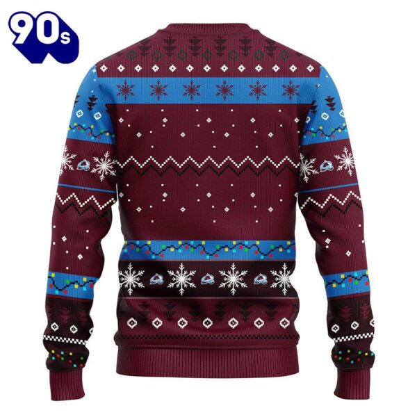 Colorado Avalanche Hohoho Mickey Christmas Ugly Sweater  Gift Christmas