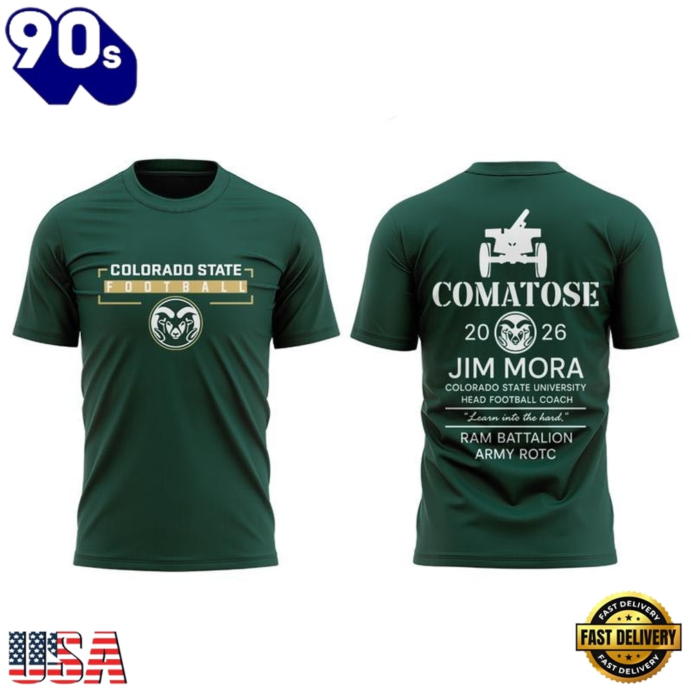 Colorado State Rams Football Jim Mora Border War Ceremony 2026 T Shirt, Sport Trend 3D Shirt