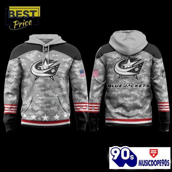 Columbus Blue Jackets 2024 Military Appreciation Hoodie, Jogger, Cap