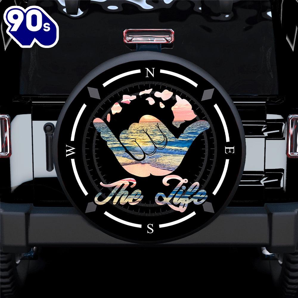 Hippie Tire Covers Compass The Life Camping Truck Car Spare Tire Cover Gift For Campers Hippie Tire Covers Compass The Life Camping Truck Car Spare Tire Cover Gift For Campers
