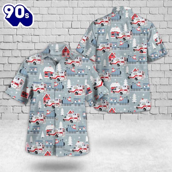 Contra Costa County EMS Agency, California Christmas Hawaiian Shirt