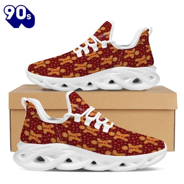 Cookies Christmas Print Pattern White Max Soul Shoes