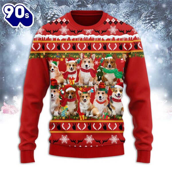 Corgi Merry Christmas Ugly Sweater