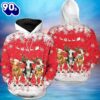 Cows Christmas Hoodie All Over Print  , Pet Christmas 3d Shirt
