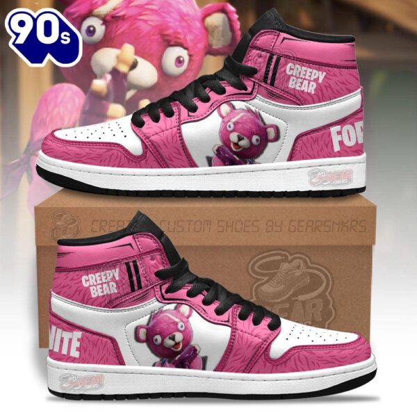 Creepy Bear Skin Game Character Shoes Custom For Fans