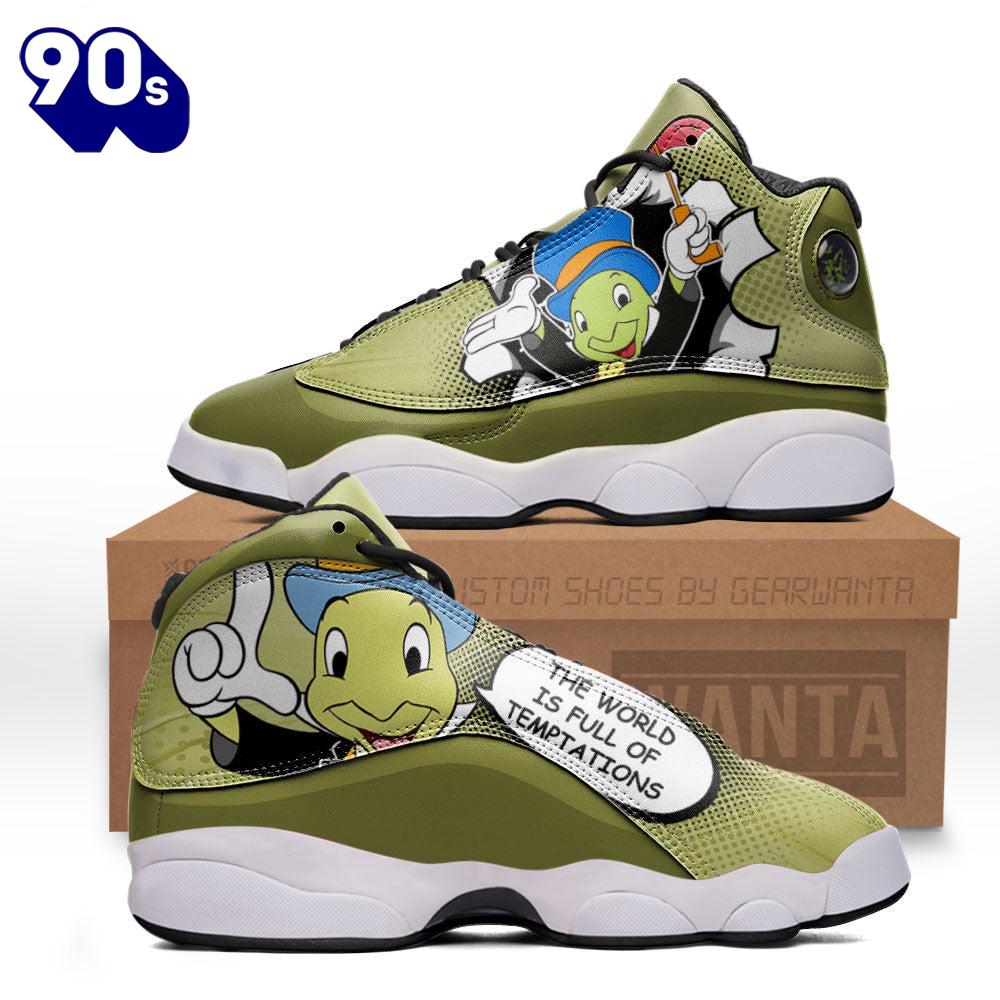 Cricket Air Jordan 13 Sneakers Custom Comic Style Shoes Cricket Air Jordan 13 Sneakers Custom Comic Style Shoes