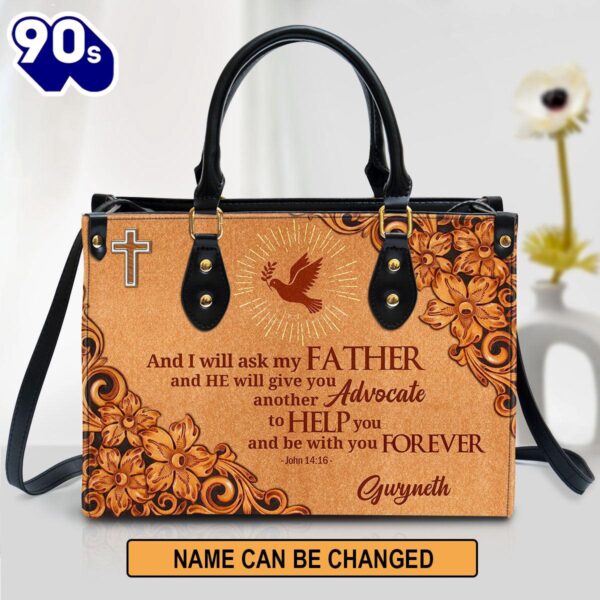 Cross And Pigeon And I Will Ask The Father John 1416 Personalized, Christian Bags  Gift For Women Christmas