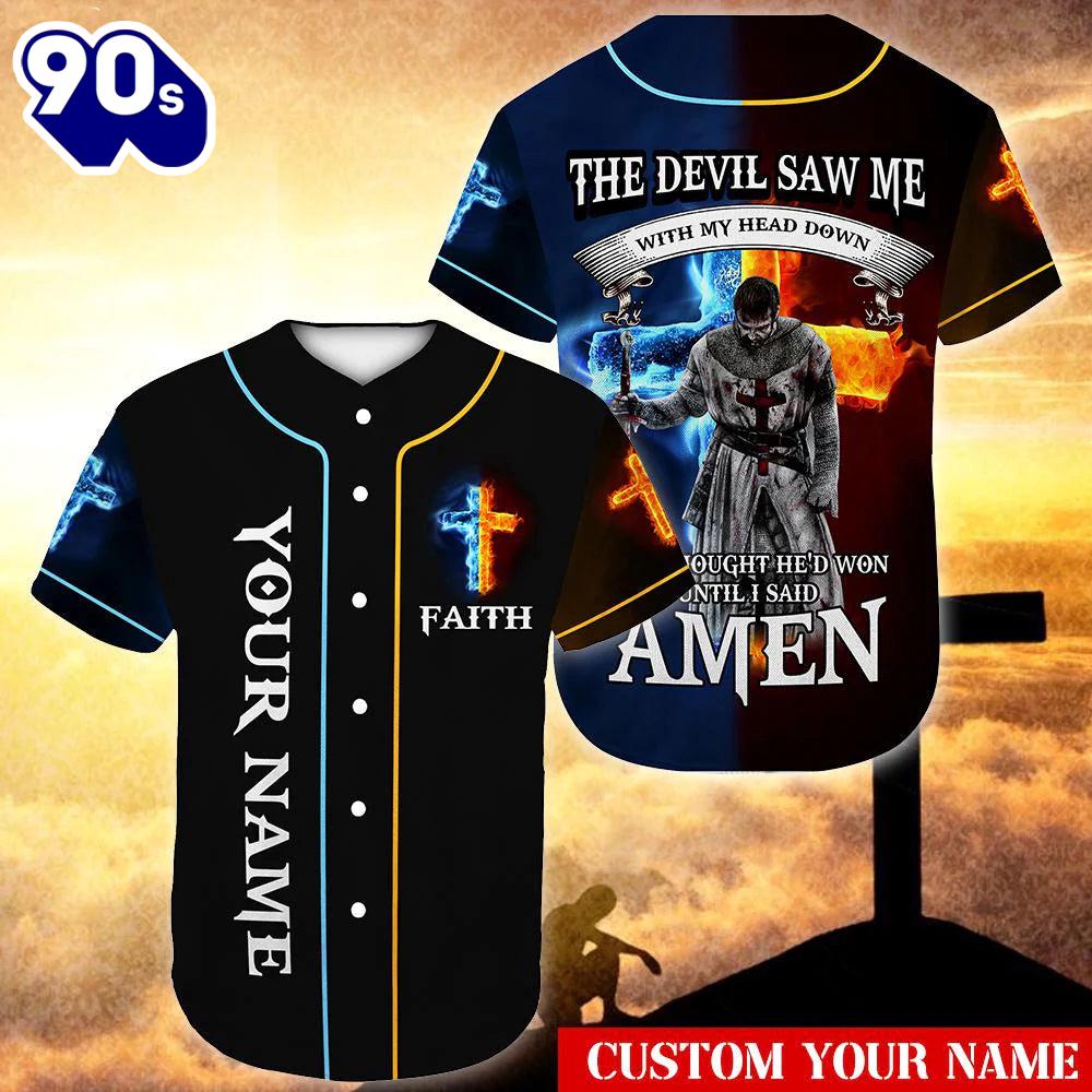 Cross Flame Baseball Jersey - Amen Custom Printed 3D Baseball Jersey Shirt For Men Women Gift Christmas Cross Flame Baseball Jersey - Amen Custom Printed 3D Baseball Jersey Shirt For Men Women Gift Christmas