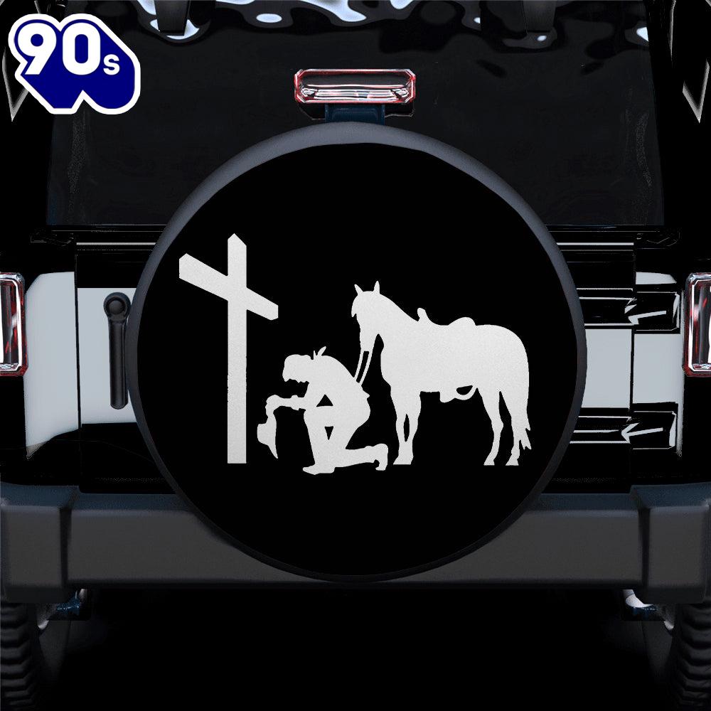 Hippie Tire Covers Cross Men Horse Car Spare Tire Covers Gift For Campers Hippie Tire Covers Cross Men Horse Car Spare Tire Covers Gift For Campers