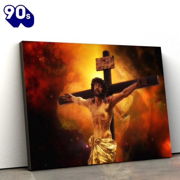 Crucifixion Of Jesus Christ On The Cross Jesus Canvas Wall Art ...