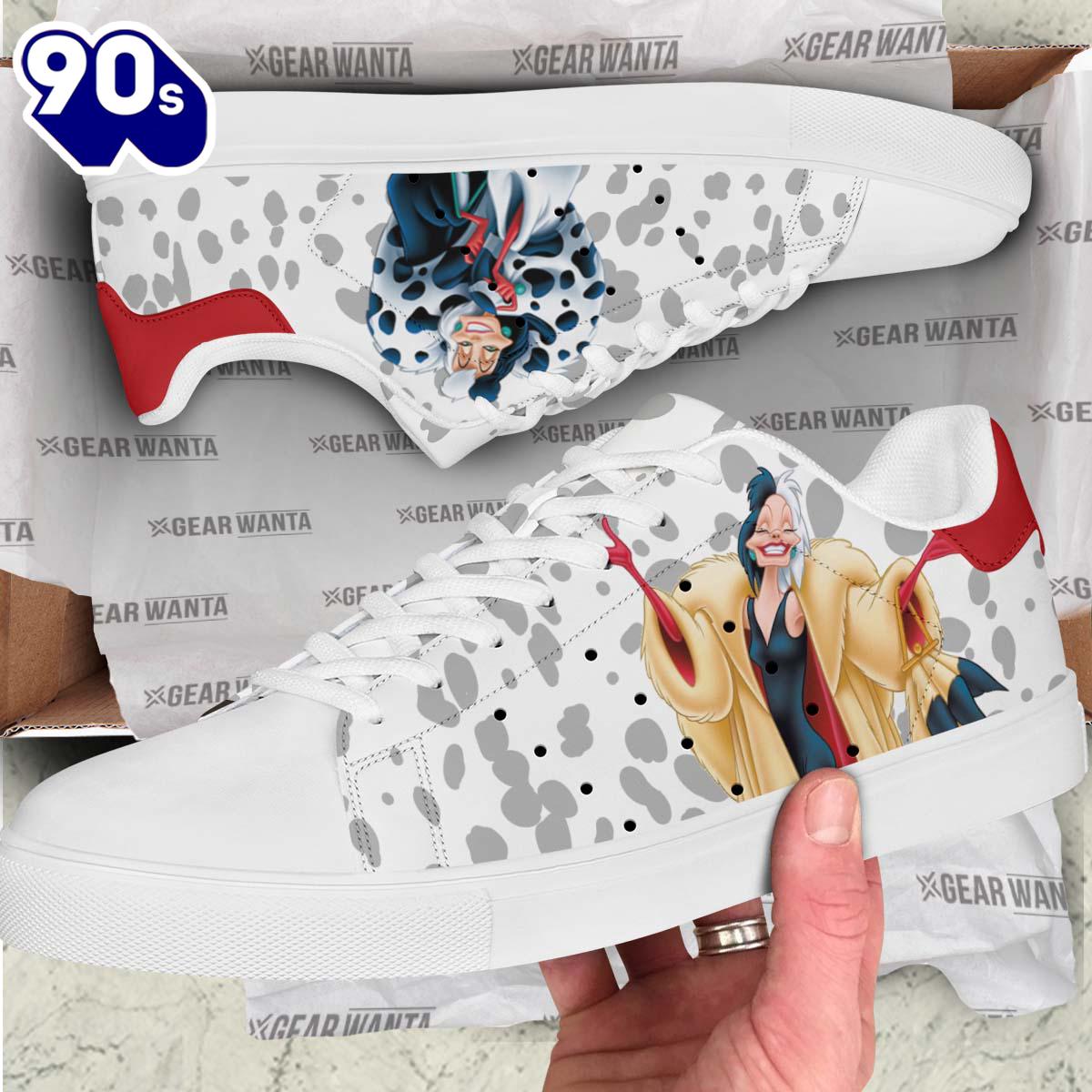Cruella De Vil Stan Smith Shoes Gift For Your Kid Cruella De Vil Stan Smith Shoes Gift For Your Kid
