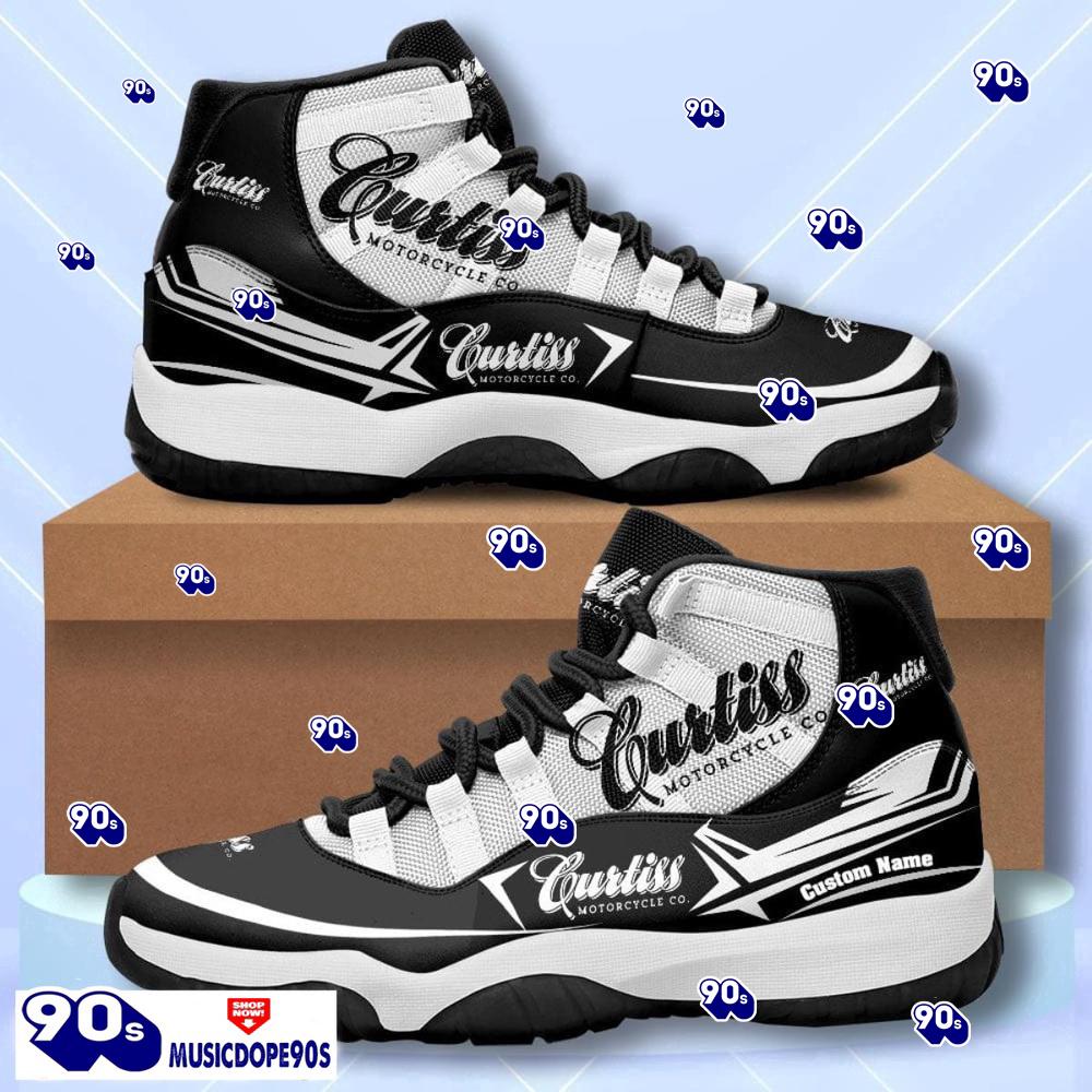 Curtiss Motorcycle Co Custom Name Air Jordan 11 Sneakers Vintage Shoes Curtiss Motorcycle Co Custom Name Air Jordan 11 Sneakers Vintage Shoes