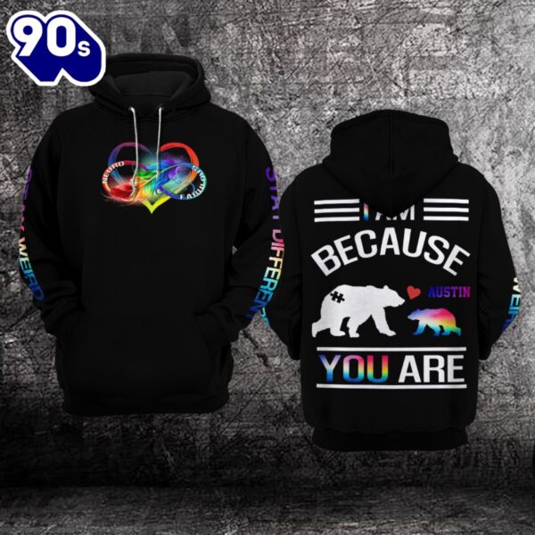 Custom Autism Awareness Hoodie 3D  Autism Acceptance  Gift Christmas