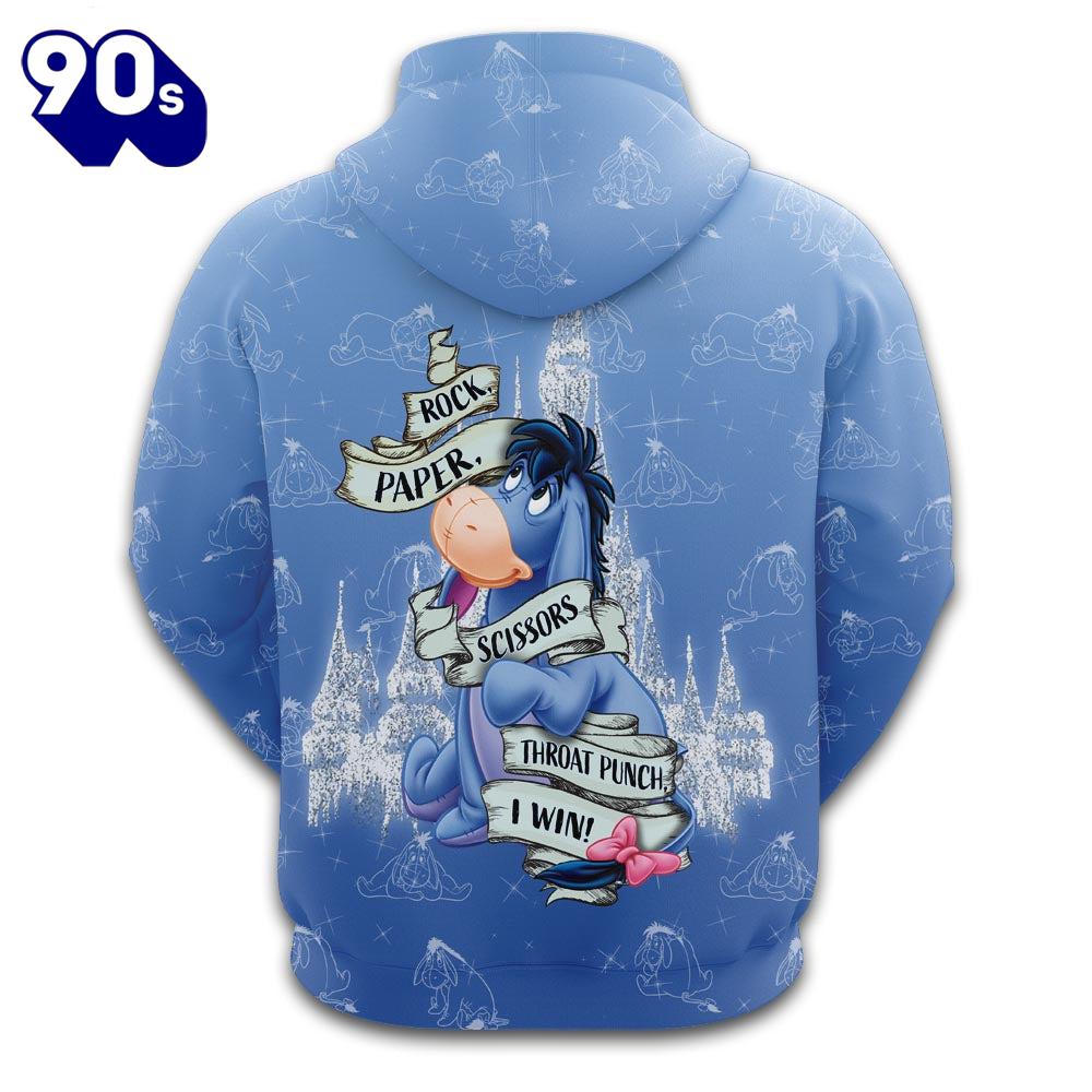 Custom Cartoon Themed Eeyore Hoodie And Leggings Set Custom Cartoon Themed Eeyore Hoodie And Leggings Set