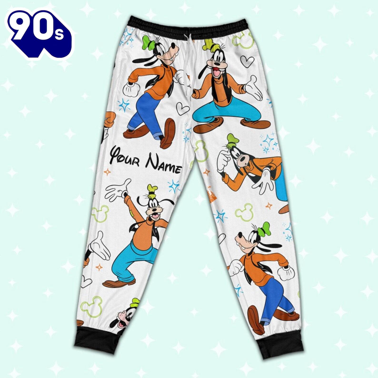 Custom Disney Friends Goofy Colorful Pajamas Set - Family Disneyland Matching Pajamas Set Custom Disney Friends Goofy Colorful Pajamas Set - Family Disneyland Matching Pajamas Set