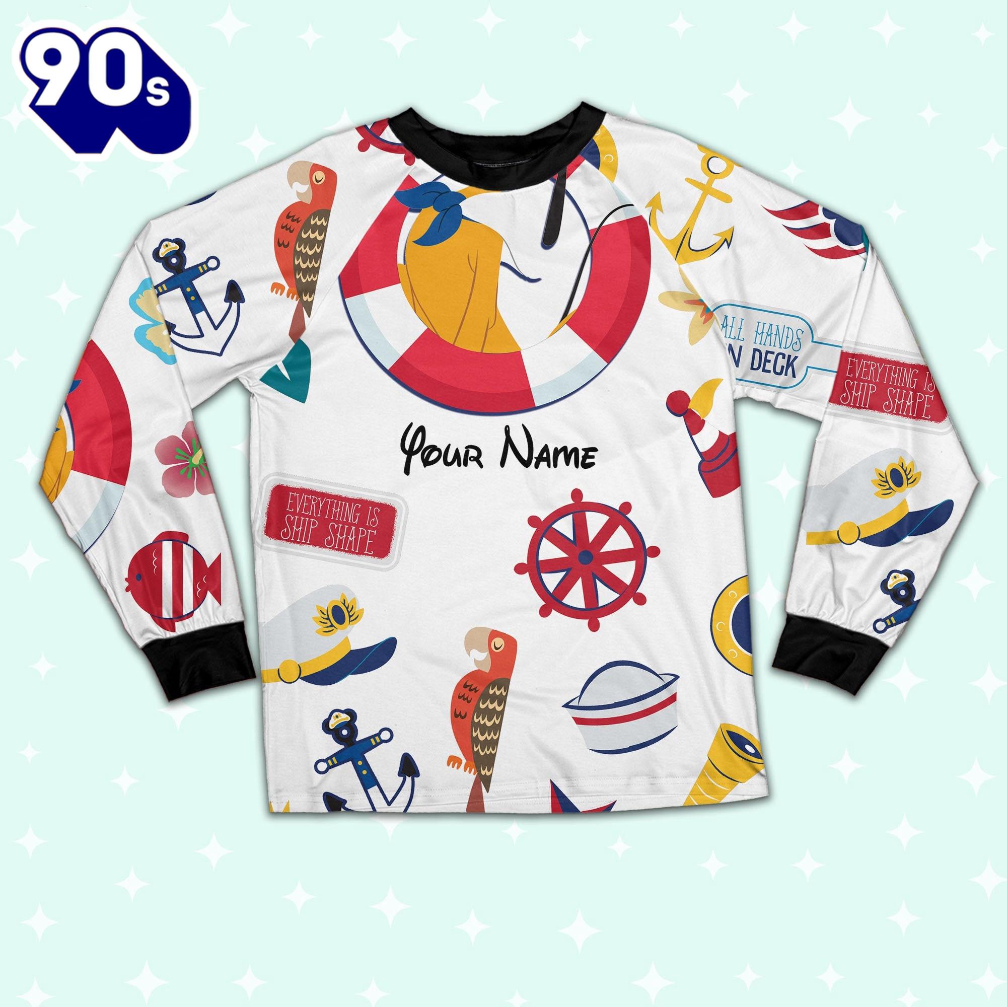 Custom Disney Pluto Cruise Trip Colorful Pajamas - Movie Cartoon Holiday Pajamas Custom Disney Pluto Cruise Trip Colorful Pajamas - Movie Cartoon Holiday Pajamas