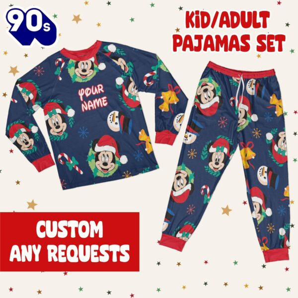Custom Mickey Friends Pajamas Set – Family Disneyland Matching Pajamas Set