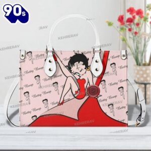 Custom Name Betty Boop Leather…