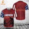 Custom Name Carpenter Tropical Baseball Jersey 4th Of July