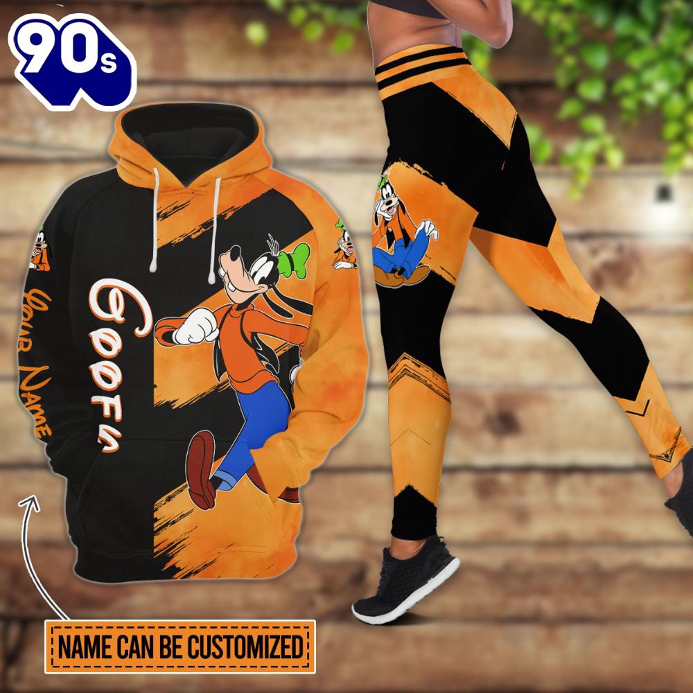 Custom Name Goofy Pattern Hoodie And Leggings Set Custom Name Goofy Pattern Hoodie And Leggings Set
