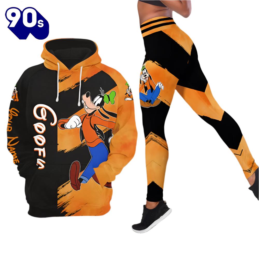 Custom Name Goofy Pattern Hoodie And Leggings Set Custom Name Goofy Pattern Hoodie And Leggings Set