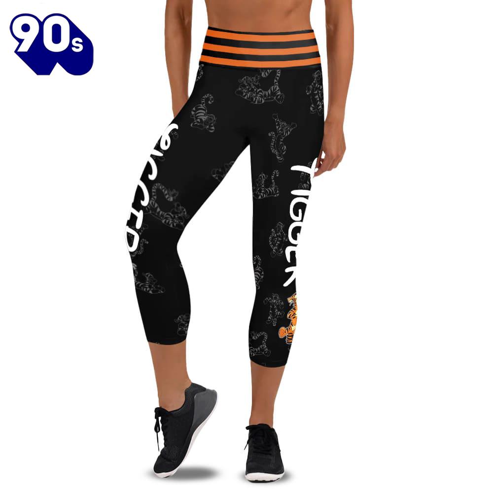 Custom Name Just A Girl Tigger Hoodie And Capris Leggings Set Custom Name Just A Girl Tigger Hoodie And Capris Leggings Set