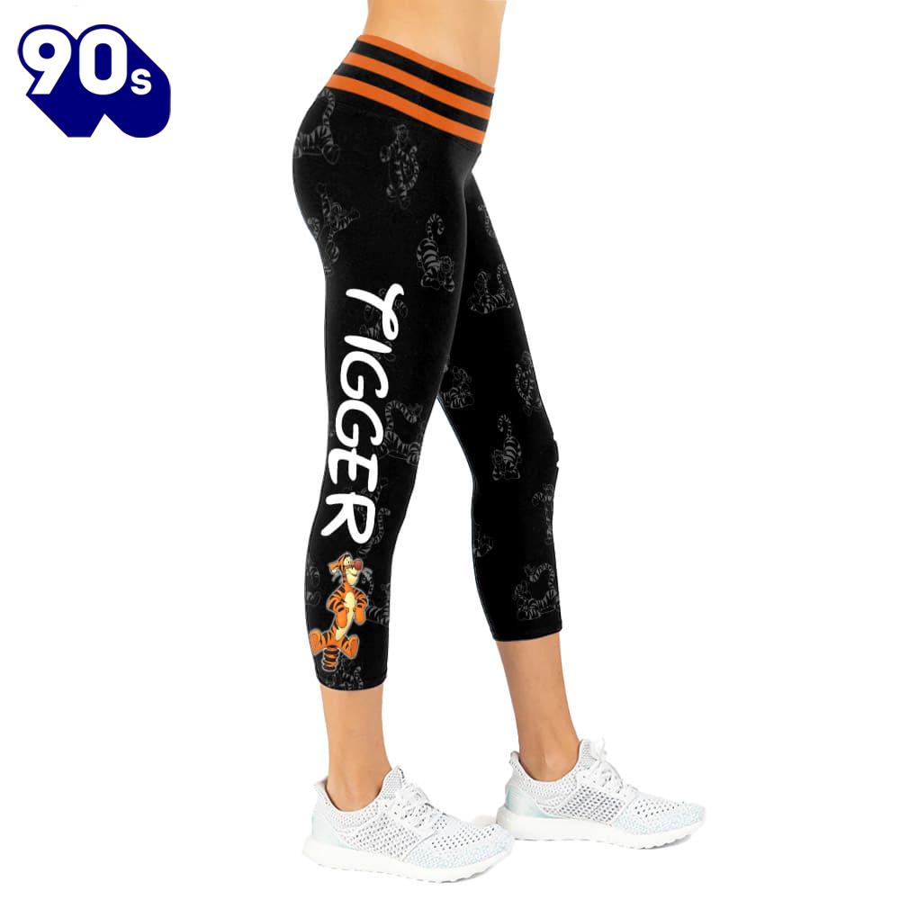 Custom Name Just A Girl Tigger Hoodie And Capris Leggings Set Custom Name Just A Girl Tigger Hoodie And Capris Leggings Set