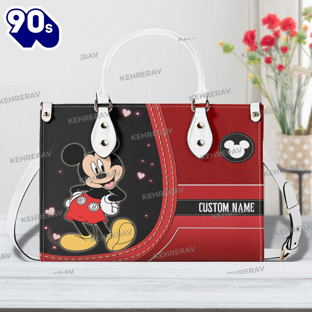 Custom Name Mickey Lover's Handbag Custom Name Mickey Lover's Handbag