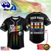 Los Angeles Rams NFL Pride Month 2026 Custom Baseball Jersey