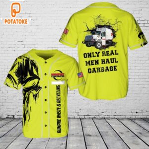 Custom Name Rumpke Waste & Recycling AOP Baseball Jersey 4th Of July