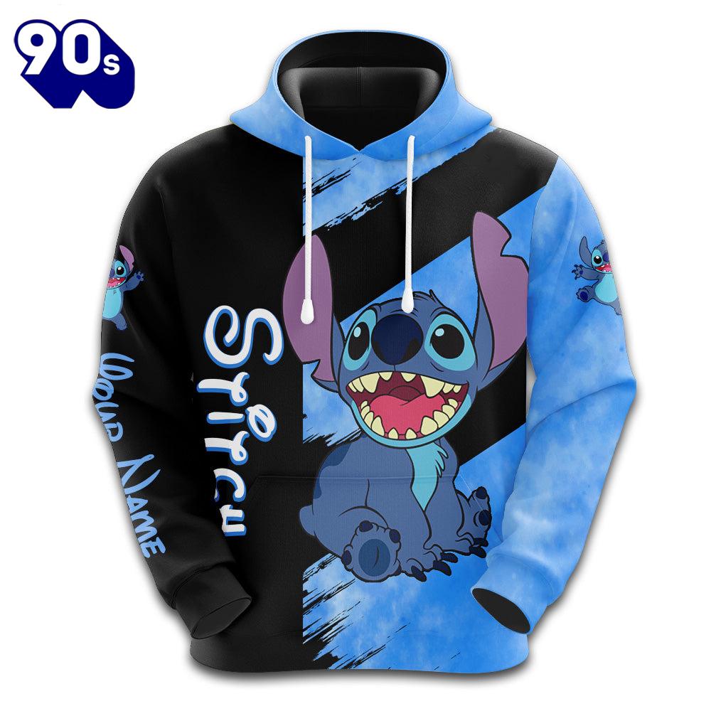 Custom Name Stitch Pattern Themed Hoodie And Leggings Set Custom Name Stitch Pattern Themed Hoodie And Leggings Set