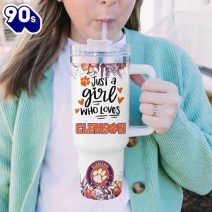 Custom Name Tigers Mascot Floral Design Tumbler