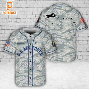 Custom Name US Air Force 71st Rescue Squadron Baseball Jersey 4th Of July
