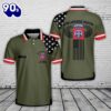 Custom Name US Army 82nd Airborne Division, 4th Of July Polo Shirt Gift Summer