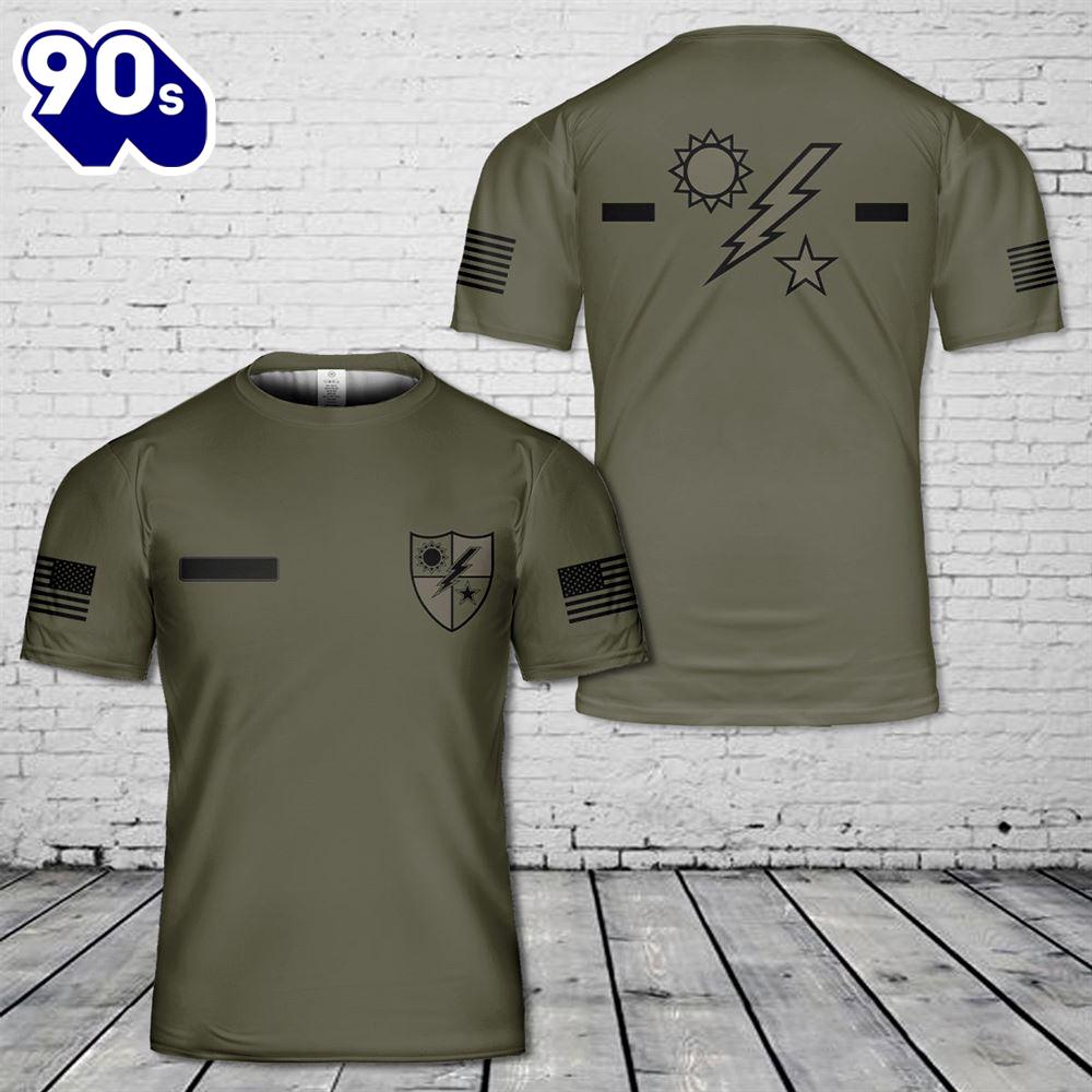 Custom Name US Army Ranger - 1st Battalion, 75th Infantry Regiment T-Shirt 3D Custom Name US Army Ranger - 1st Battalion, 75th Infantry Regiment T-Shirt 3D