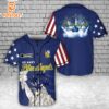 Custom Name US Navy Blue Angels, 4th Of July Baseball Jersey 4th Of July