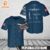 Custom Name US Navy Lockheed P-3 Orion Baseball Jersey 4th Of July
