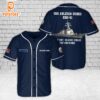 Custom Name US Navy USS Arleigh Burke (DDG-51) Arleigh Burke-class destroyer Baseball Jersey 4th Of July