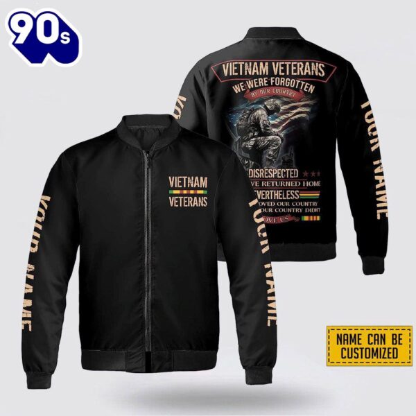 Custom Name Vietnam Veterans Bomber Jacket – Custom Veteran Bomber Jacket