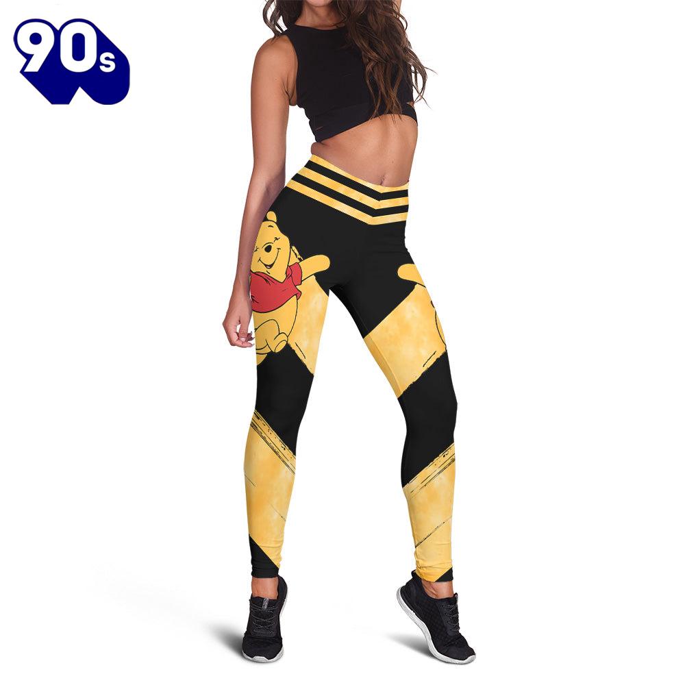 Custom Name Winnie The Pooh Themed Hoodie And Leggings Set Custom Name Winnie The Pooh Themed Hoodie And Leggings Set